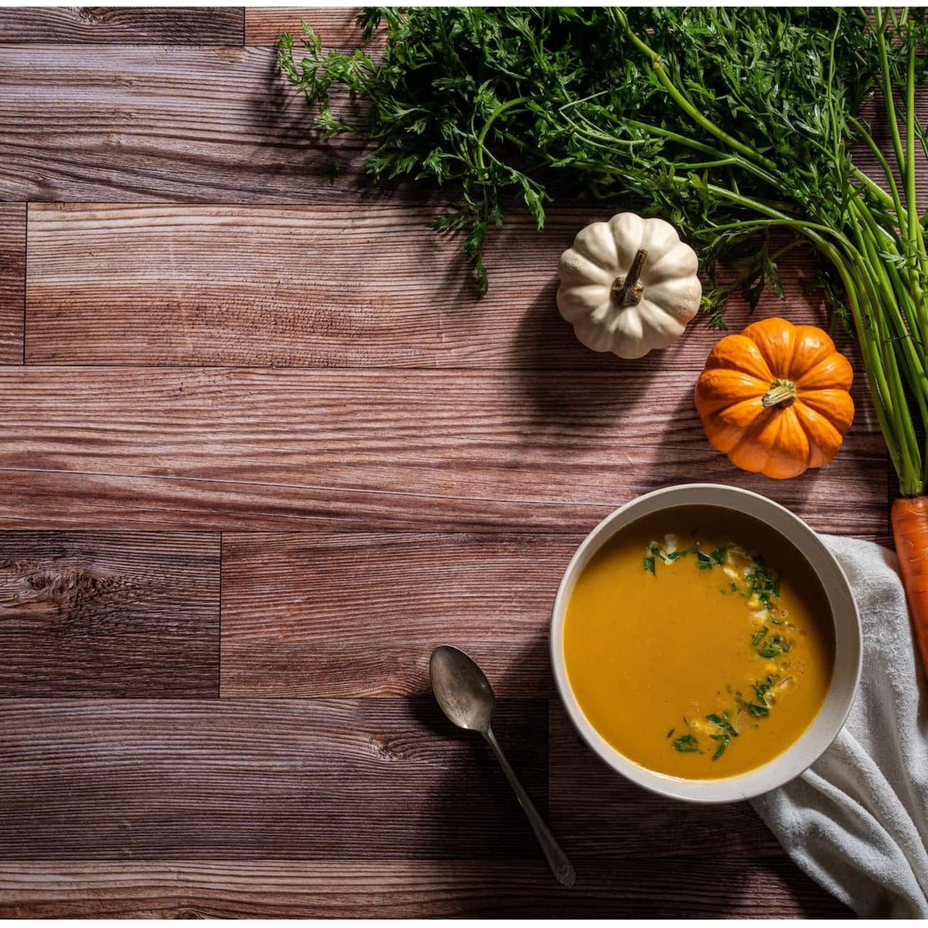 Whitewash/Hickory Planks - XL