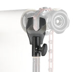 Manfrotto Background Baby Hooks (081) with paper roll ghosted out for illustration purposes
