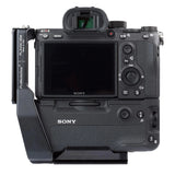 PMG L-Bracket for Sony Alpha A7r Mark IV and a9 Mark II with VG-C4EM Vertical Battery Grip, Arca-Type, SS2 Strap Port