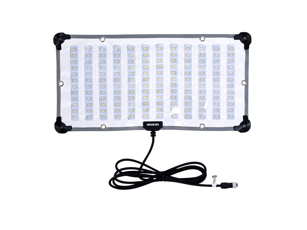 F21x LED Panel with connecting cable on a white background.