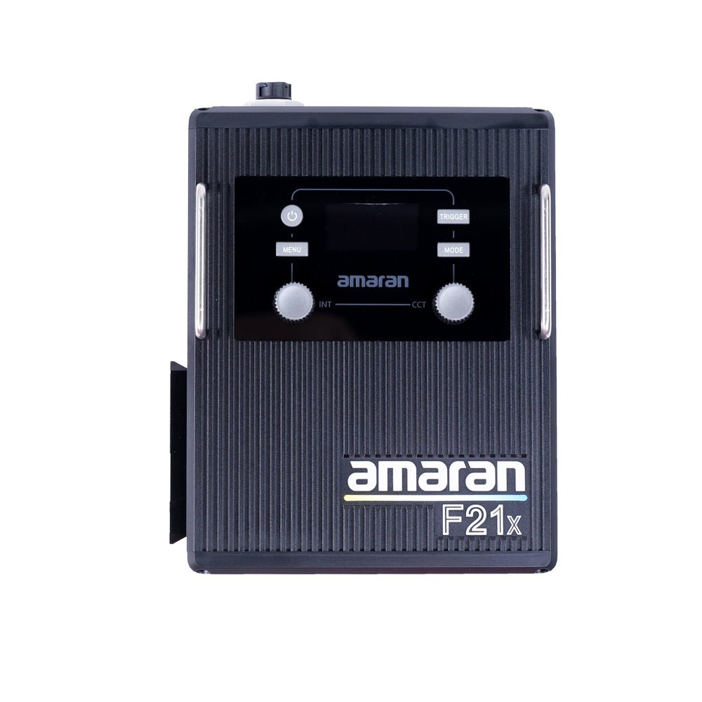 Amaran F21x Control Box on White Background.