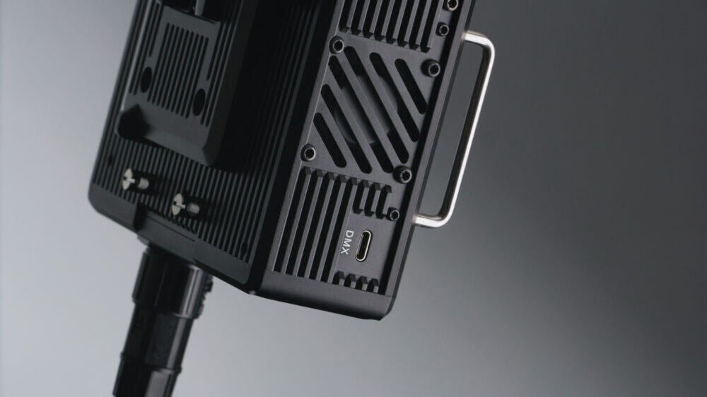 Connection port for Amaran F22x LED Panel light.