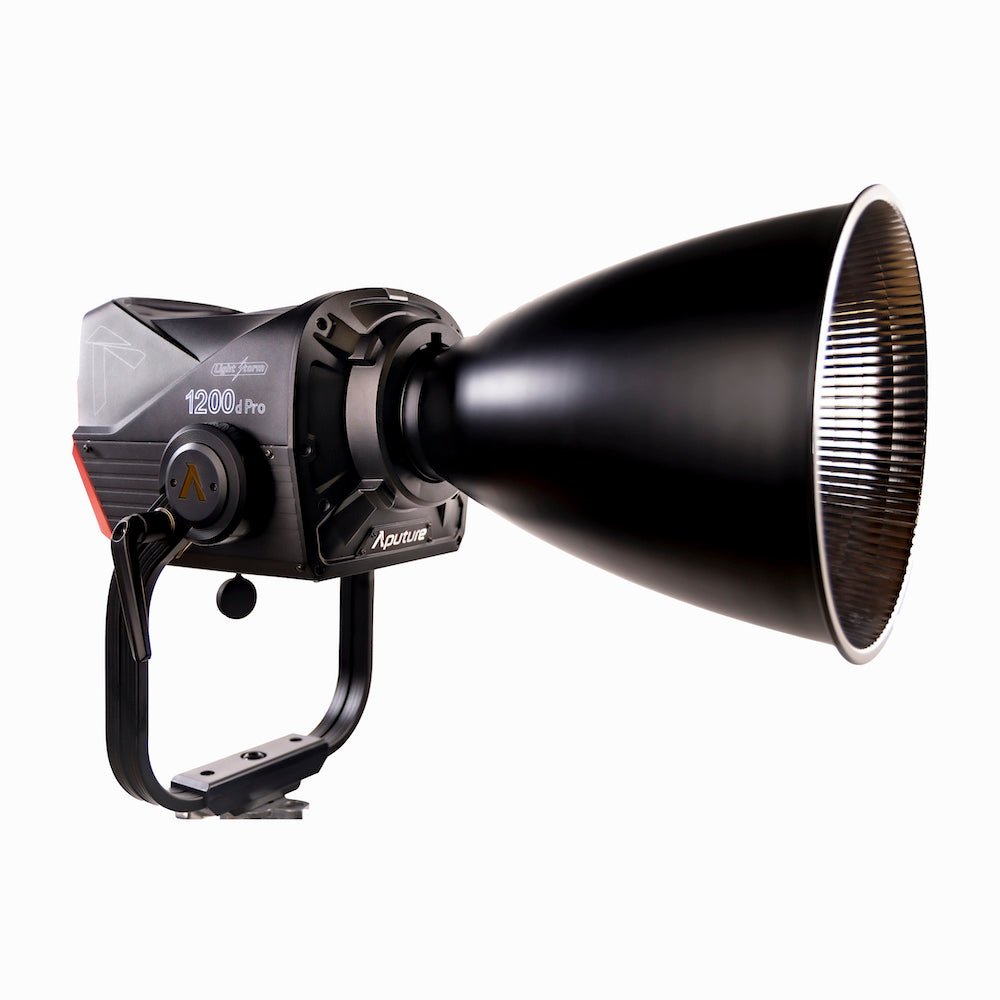 Aputure LS 1200D fixture with Narrow Reflector.