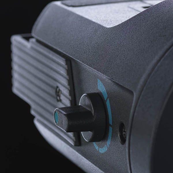 Detail image of the side of a Broncolor Pulso G 1600J Lamp.