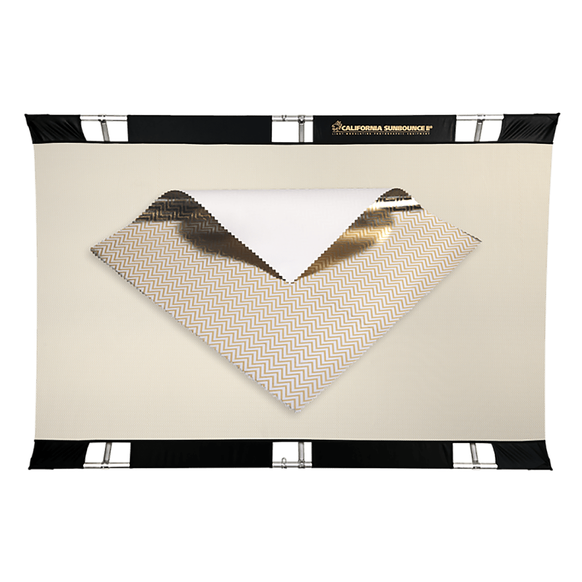 California Sunbounce Sun-Bouncer Pro Reflector Kit - Zebra Gold/White