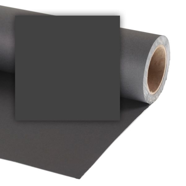 Colorama 1.35 x 11m (53" x 36ft) Black Seamless Background Paper