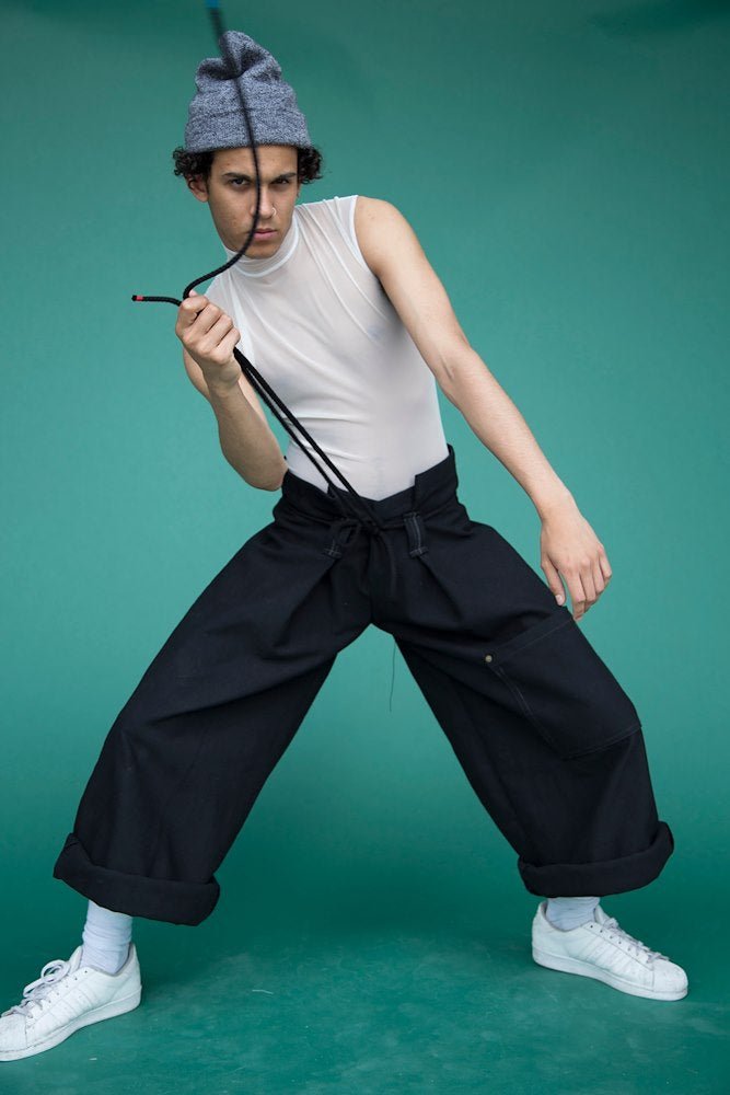 Portrait of a male model utilising the Colorama Seamless Studio Background Paper.