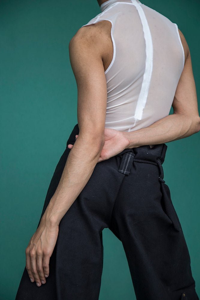 Portrait of a male model utilising the Colorama Seamless Studio Background Paper.