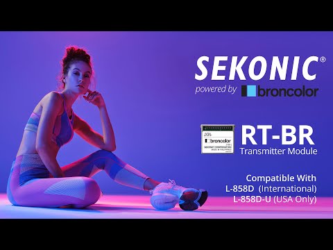 Promo video for the  Sekonic Radio Transmitter for L858D Broncolor