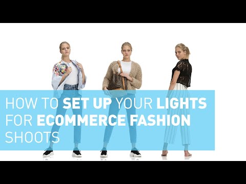 Broncolor advisory video for setting up lights for Ecommerce fashion shoots.