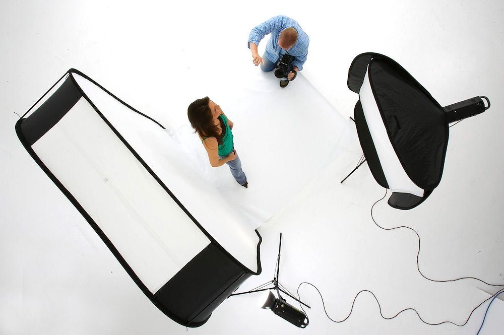 Arial view of the Lastolite Hilite Background.