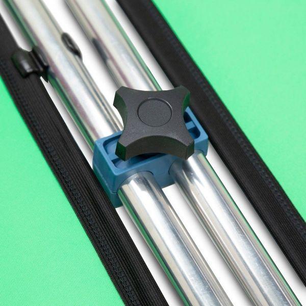 Close-up of attaching mechanism for the frame of the Lastolite 2.3m Connection kit.