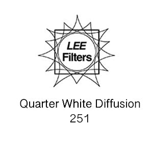 Lee Filters Rolls - 251 Quarter White Diffusion - 7.62m x 1.22m (25' x 48")