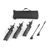 Dedolight Mini Light Stand Kit (inc. 3x DSTM Stands, 2x DSTFX Flexible Arms and Soft Bag)