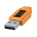 Tether Tools TetherPro USB 3.0 SuperSpeed Male to Micro-B 15ft Cable - Orange