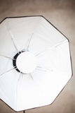 OCF Beauty Dish White 2' being used on a photo shoot