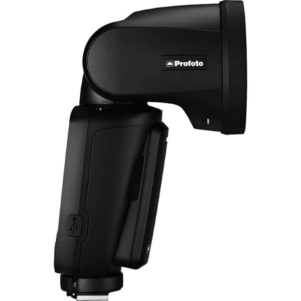 Side view of Profoto A10.