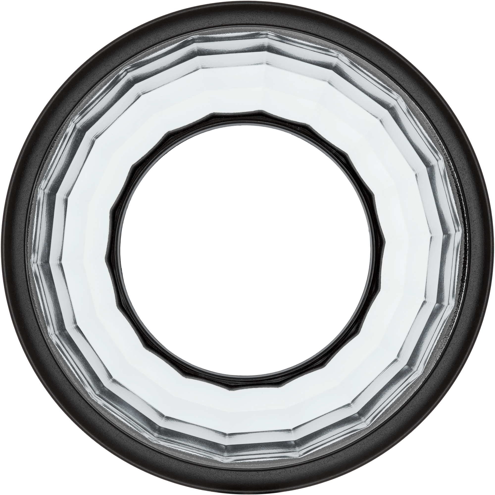 Front view of the interior of a Profoto Clic Magnum.