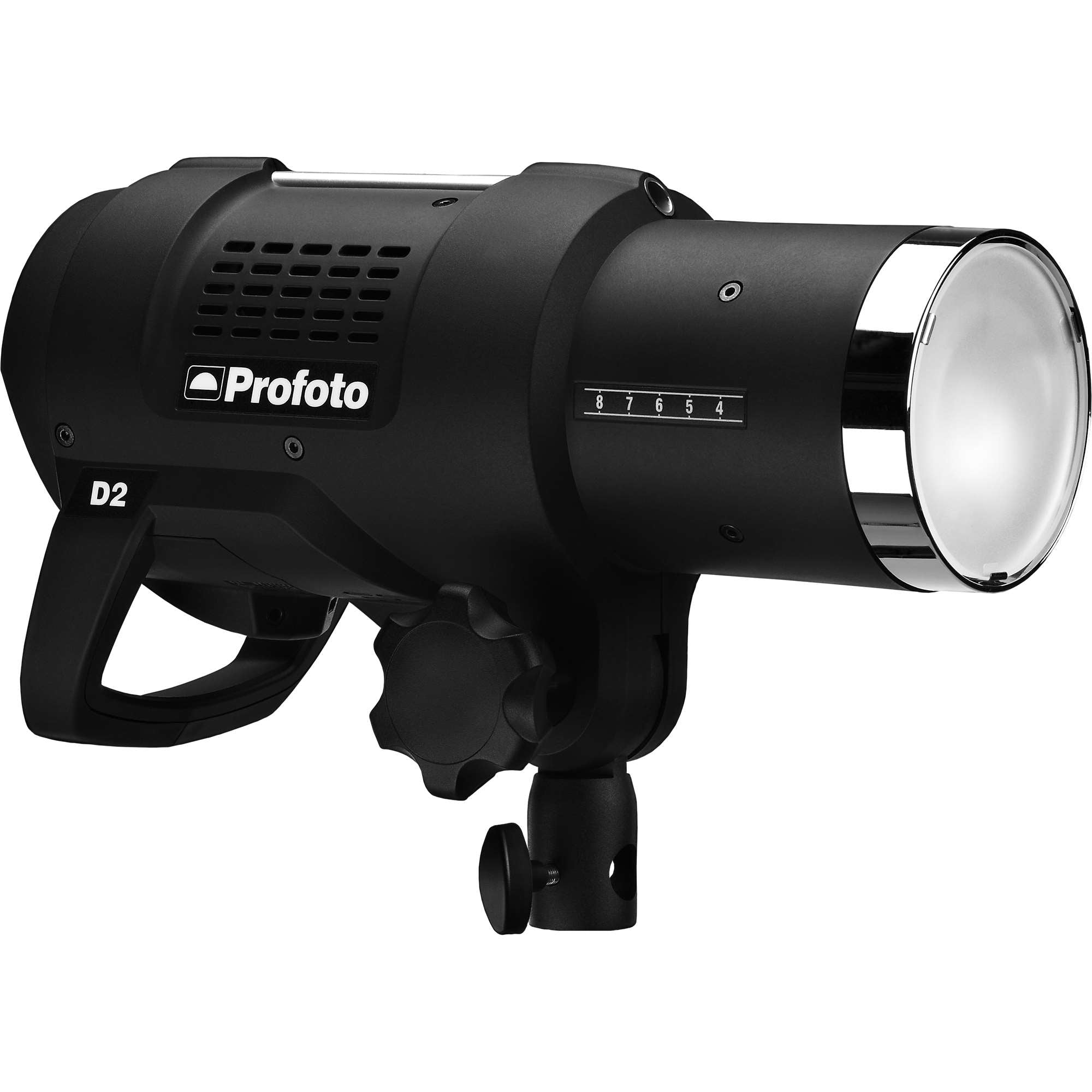 Right hand fint side image of the Profoto D2 1000 AirTTL Monolight.