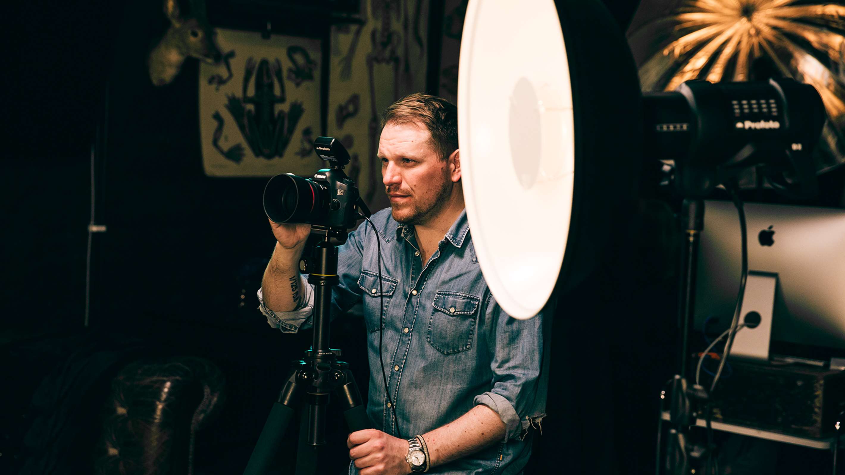 Profoto D2 1000 AirTTL Monolight on a studio shoot