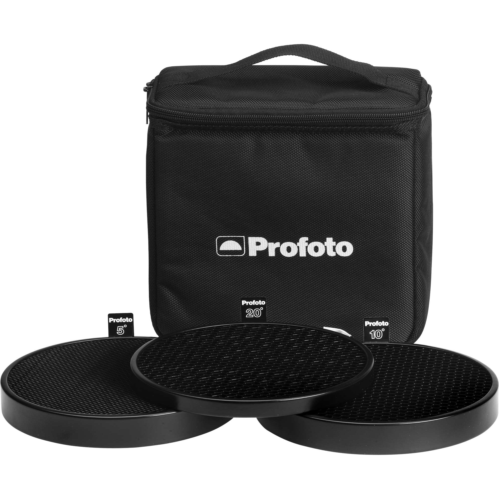 Profoto Honeycomb Grid Kit, 180mm (5º, 10º and 20º for Zoom Reflector)