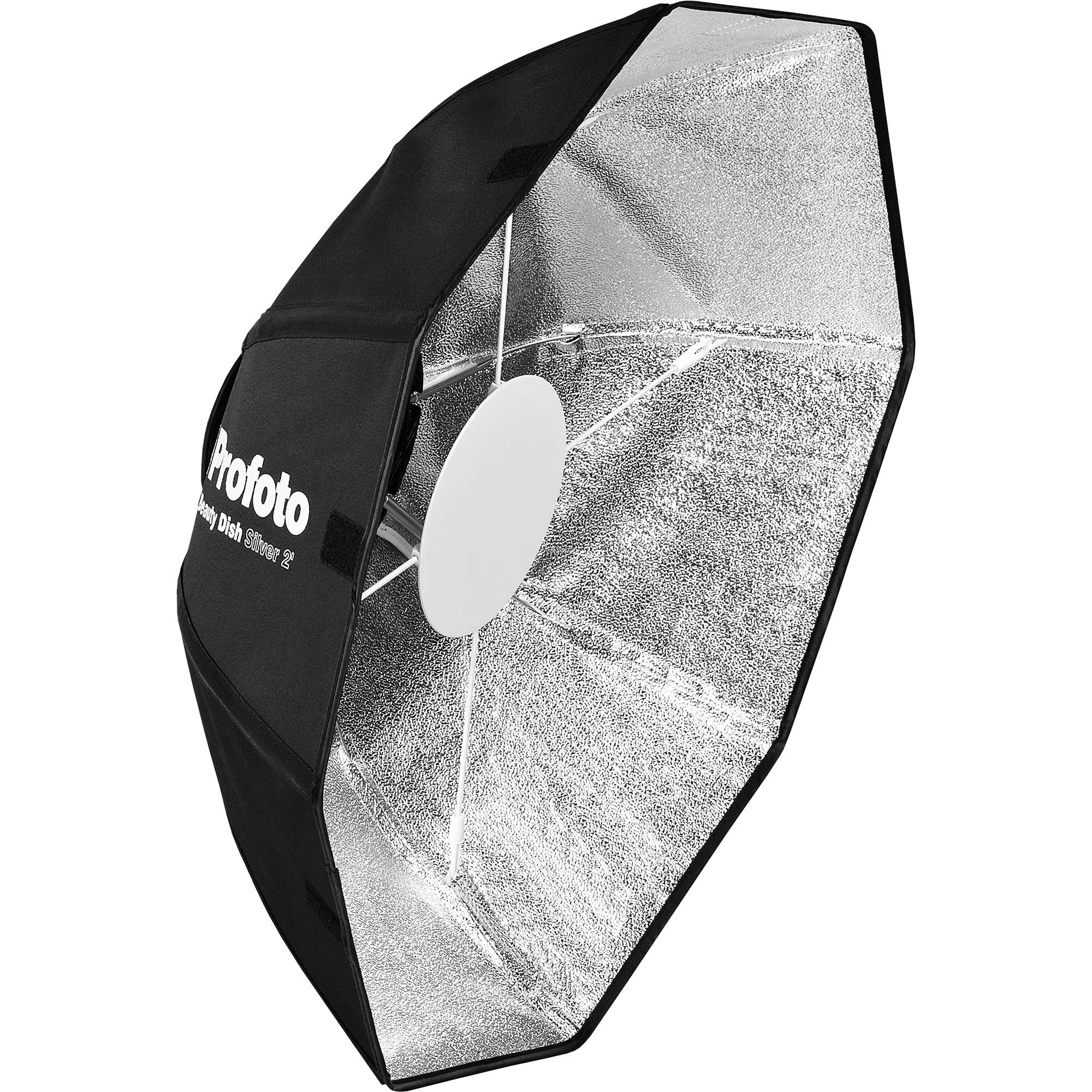 OCF Beauty Dish Silver 2' - front 3/4 view.