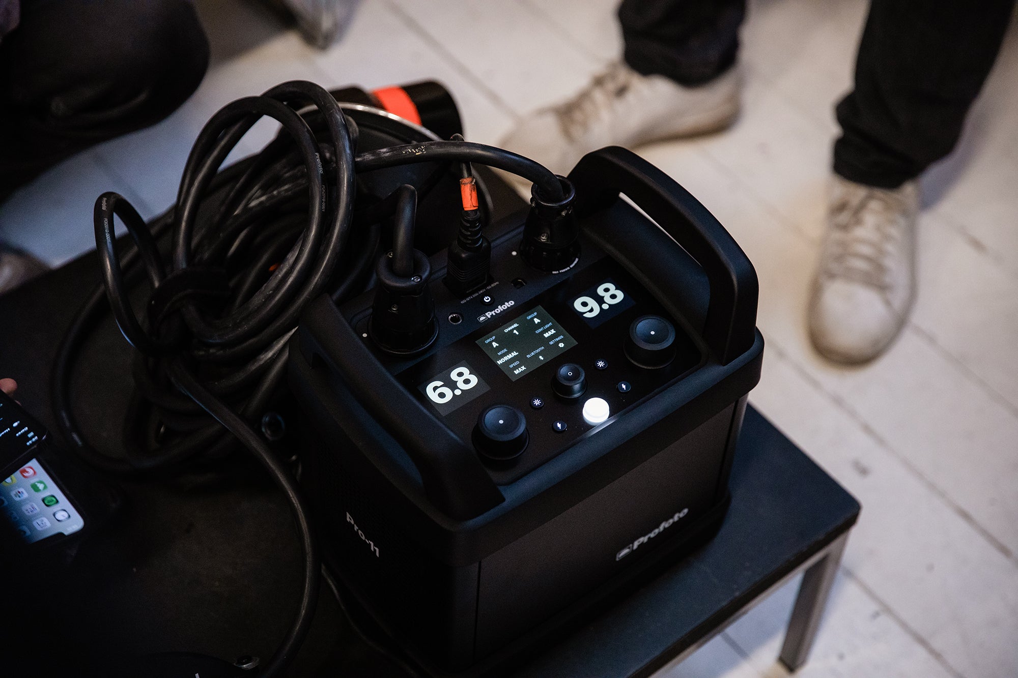 Profoto Pro-11 2400 AirTTL Studio Pack on location.