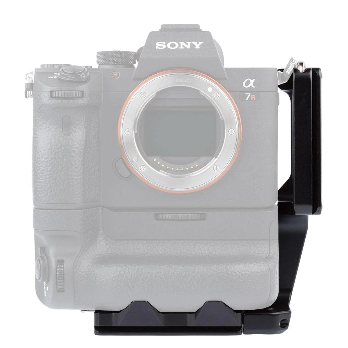 PMG L-Bracket for Sony Alpha A7r Mark IV and a9 Mark II with VG-C4EM Vertical Battery Grip, Arca-Type, SS2 Strap Port