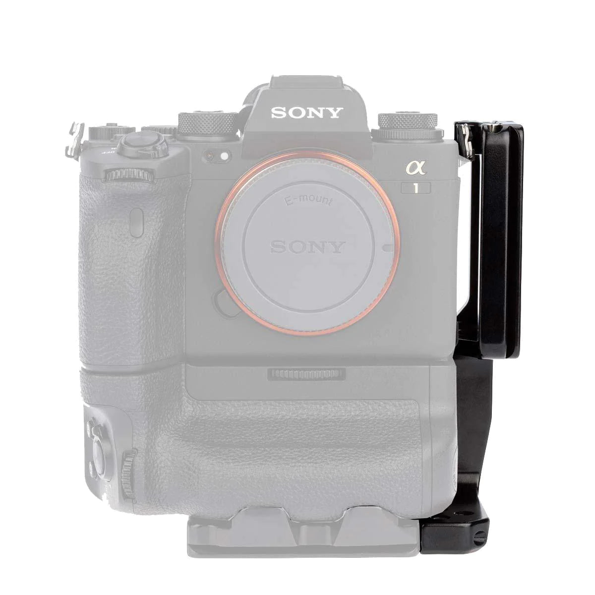 PMG L-Bracket for Sony Alpha A7r Mark IV and a9 Mark II with VG-C4EM Vertical Battery Grip, Arca-Type, SS2 Strap Port