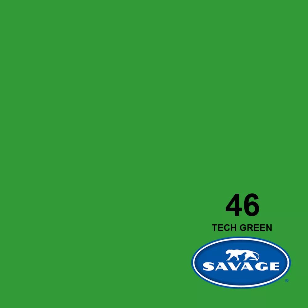 Tech Green #46 Savage 3.56 x 32m Seamless Studio Background Paper