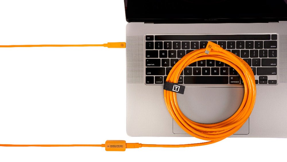 TetherTools USB-C Core Controller Extension Cable (5m) Orange Cable