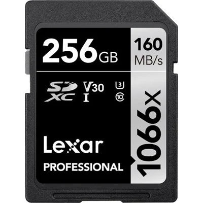 Lexar SD Professional Silver Series UHS-I 1066x 256GB V30