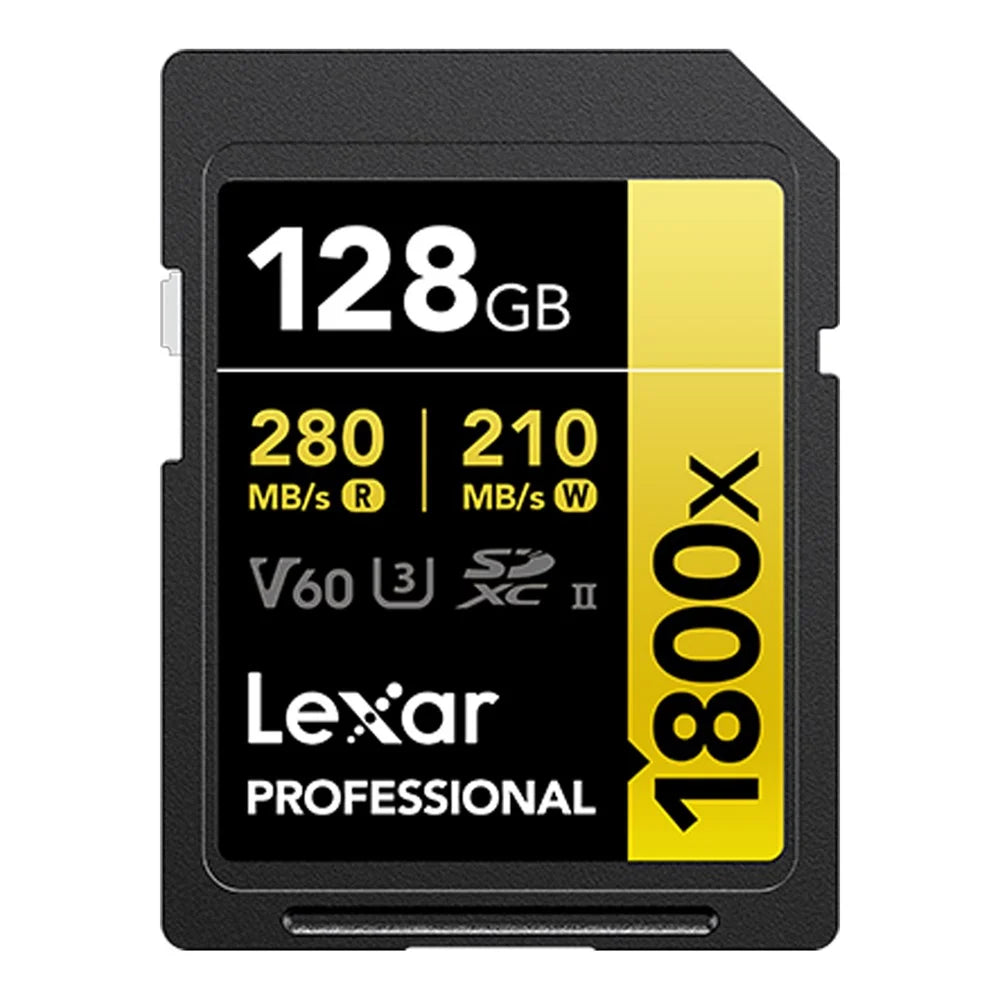 Lexar Professional 1800x 280MB/Sec UHS-II V60 SDXC Card