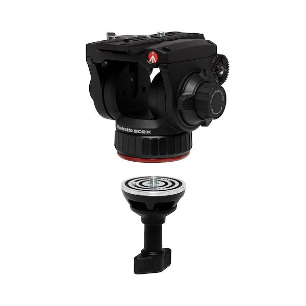 Manfrotto Short Half Ball Adapter for 75mm Bowl Tripods