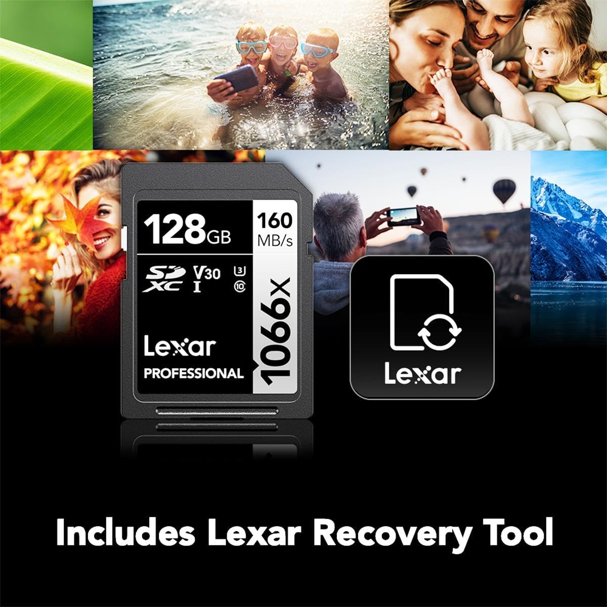 Lexar SD Professional Silver Series UHS-I 1066x 128GB V30