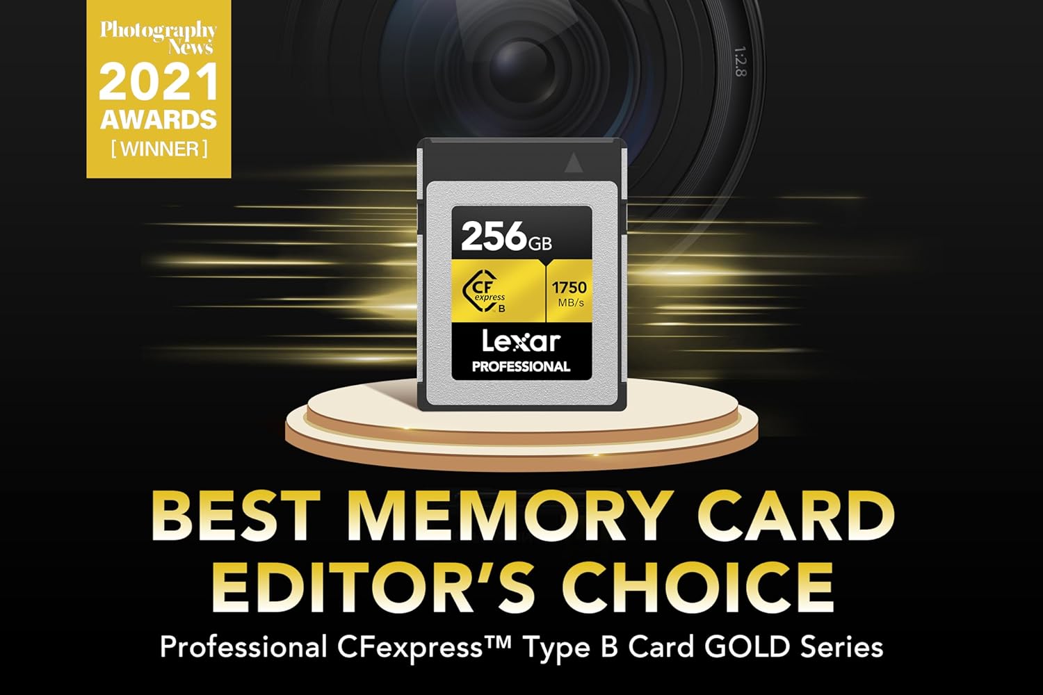 Lexar CFexpress PRO Type B Gold series 256GB - R1750/W1500MB/s