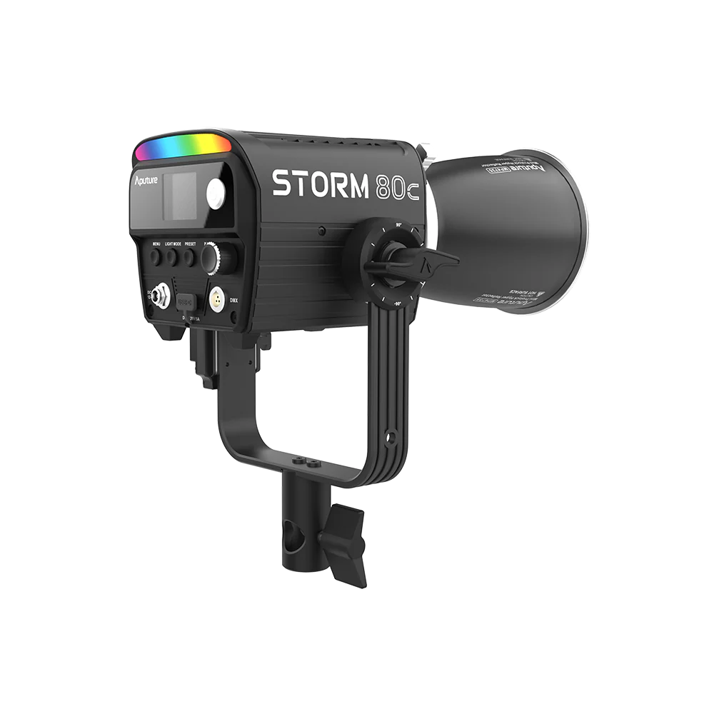 Aputure Storm 80c with hyper reflector