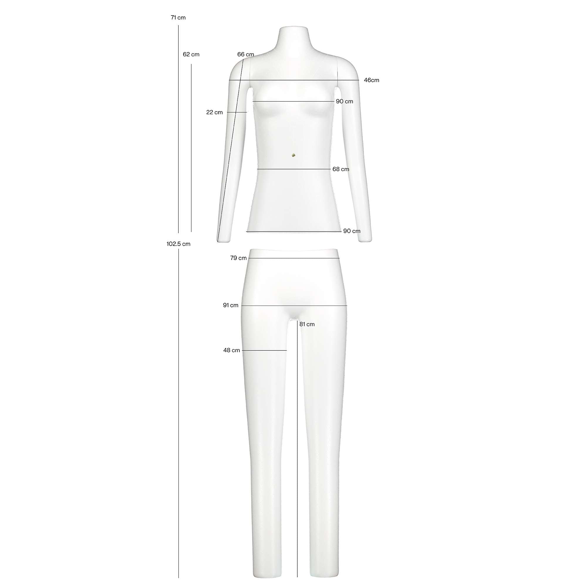 Profoto Magic Mannequin II Torso Female