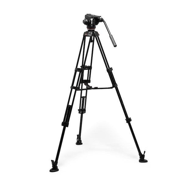 Manfrotto 502X Fluid Video Head and Twin Leg Tripod Kit
