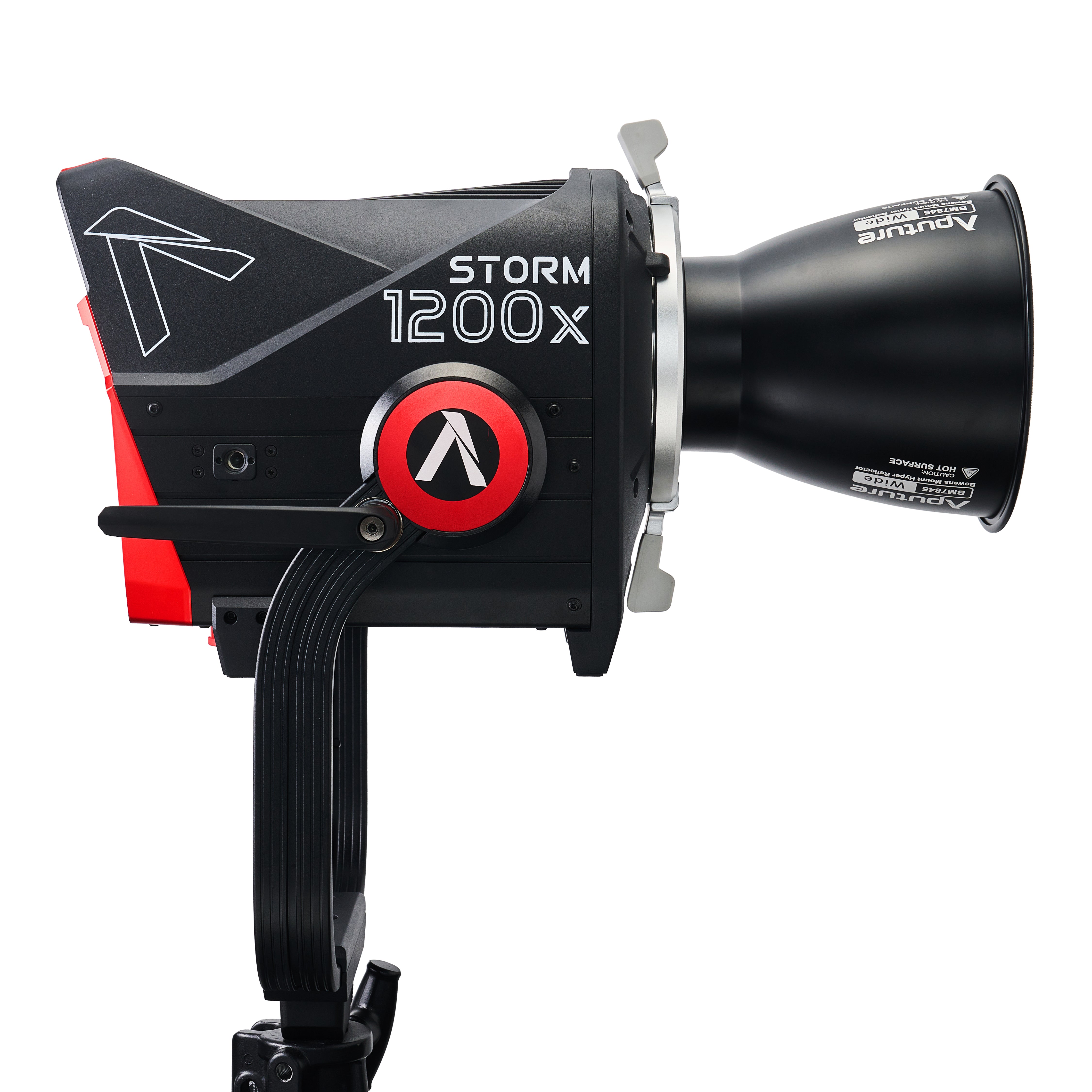 Aputure Storm 1200X Bi-Colour Fixture with BLAIR, side profile