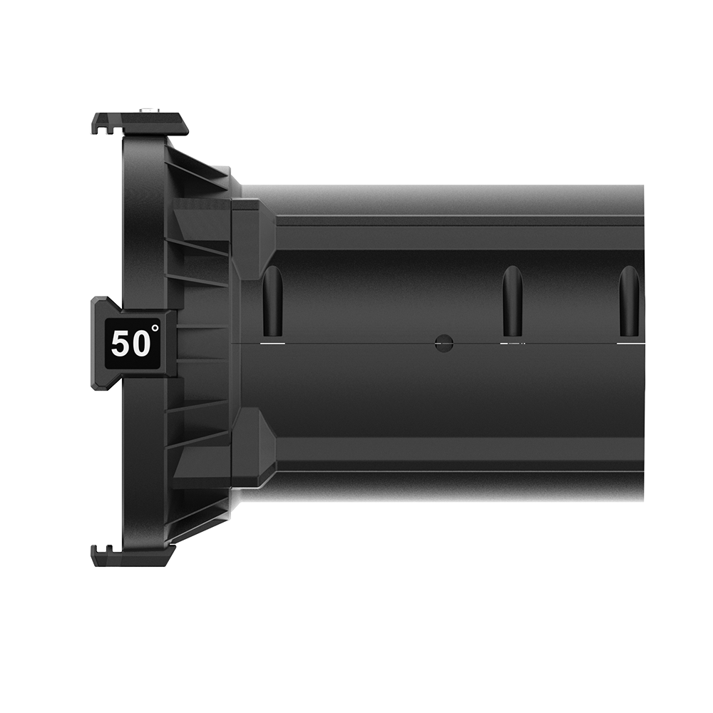 Side view of Spotlight Lens on a transparent background.