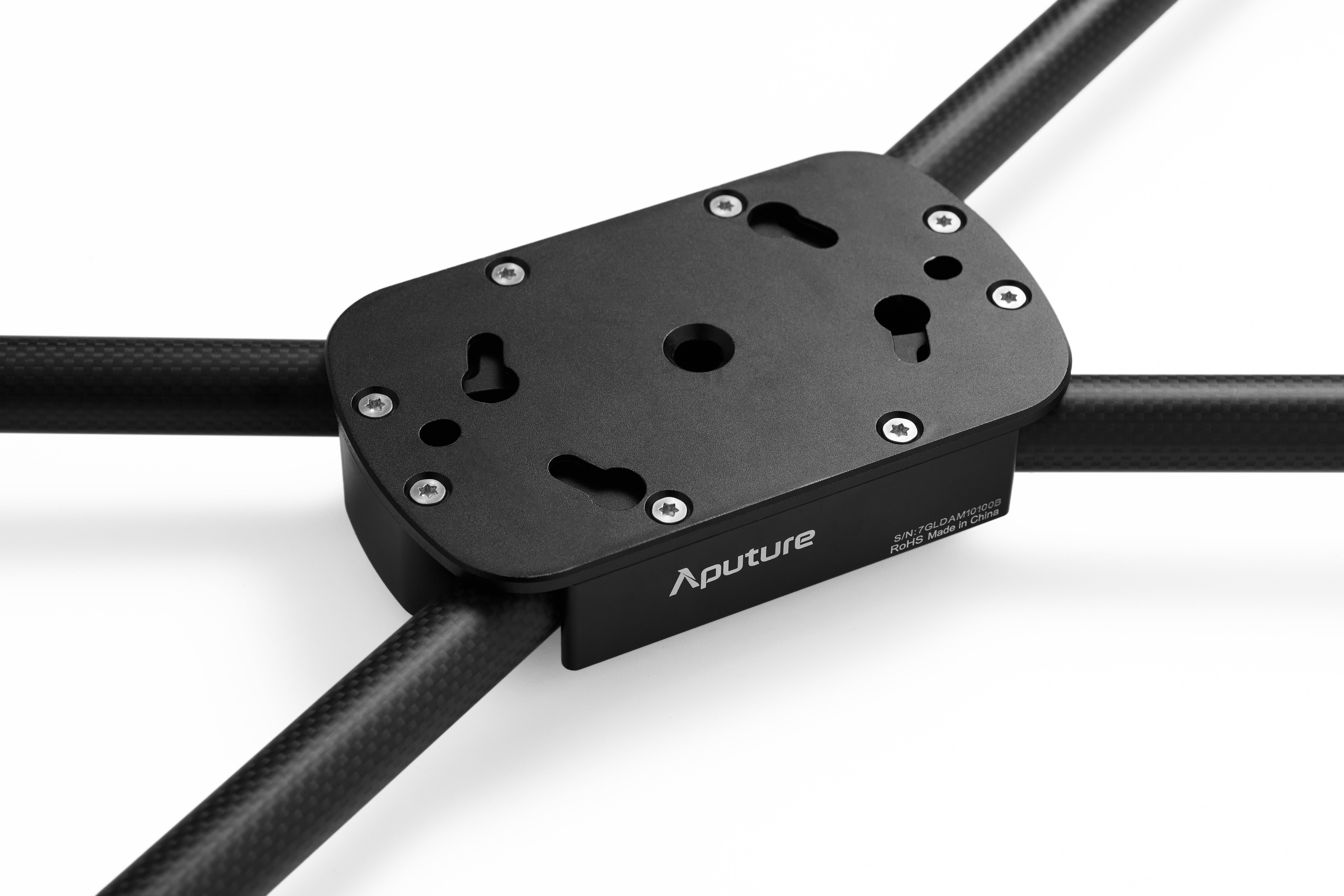 Aputure Infinimat Frame showing the connection for teh stand mount