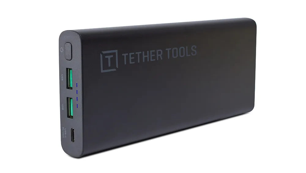 Tether Tools 26,800 USB-C 100W PD Battery Pack + USB-C 61w Wall Charger FREE