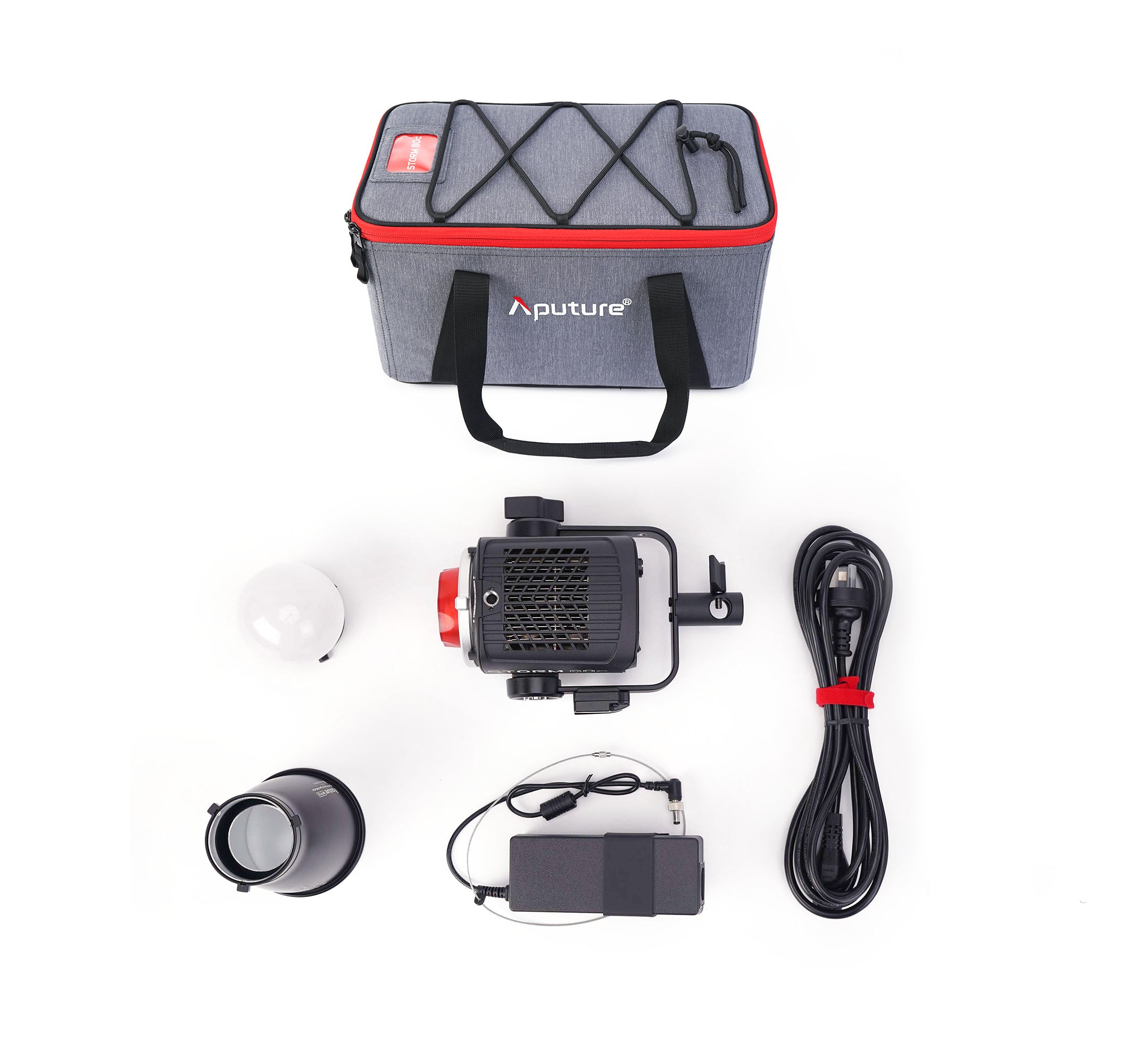 Aputure Storm 80c kit lay flat 