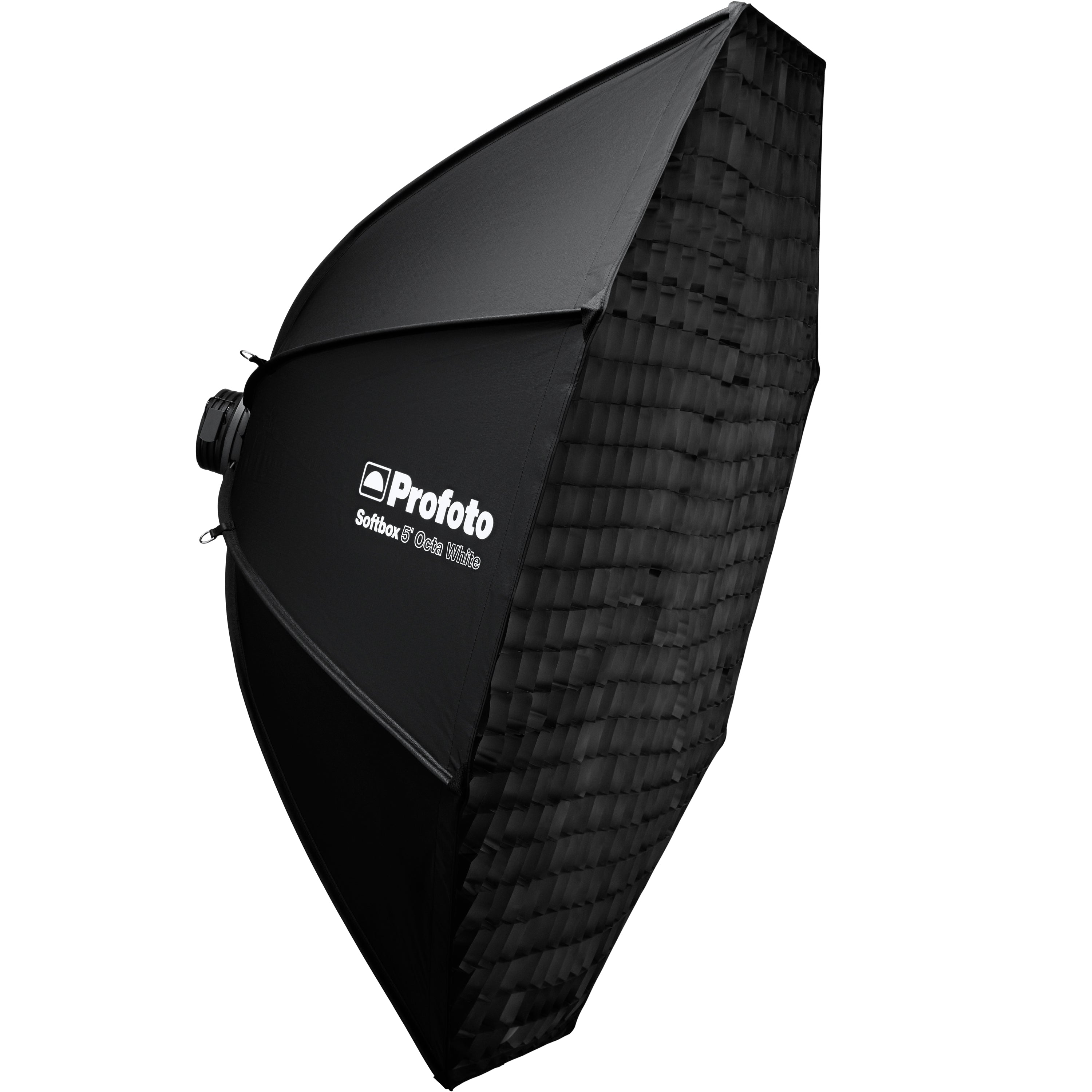 Side view of the Profoto Softgrid 5' Octa on a white background.
