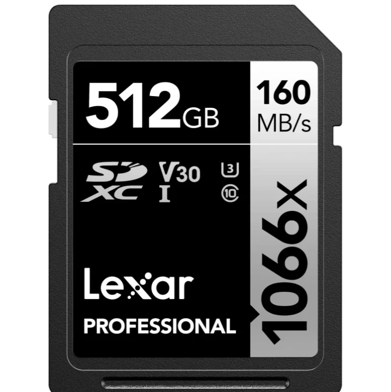 Lexar SD Professional Silver Series UHS-I 1066x 512GB V30