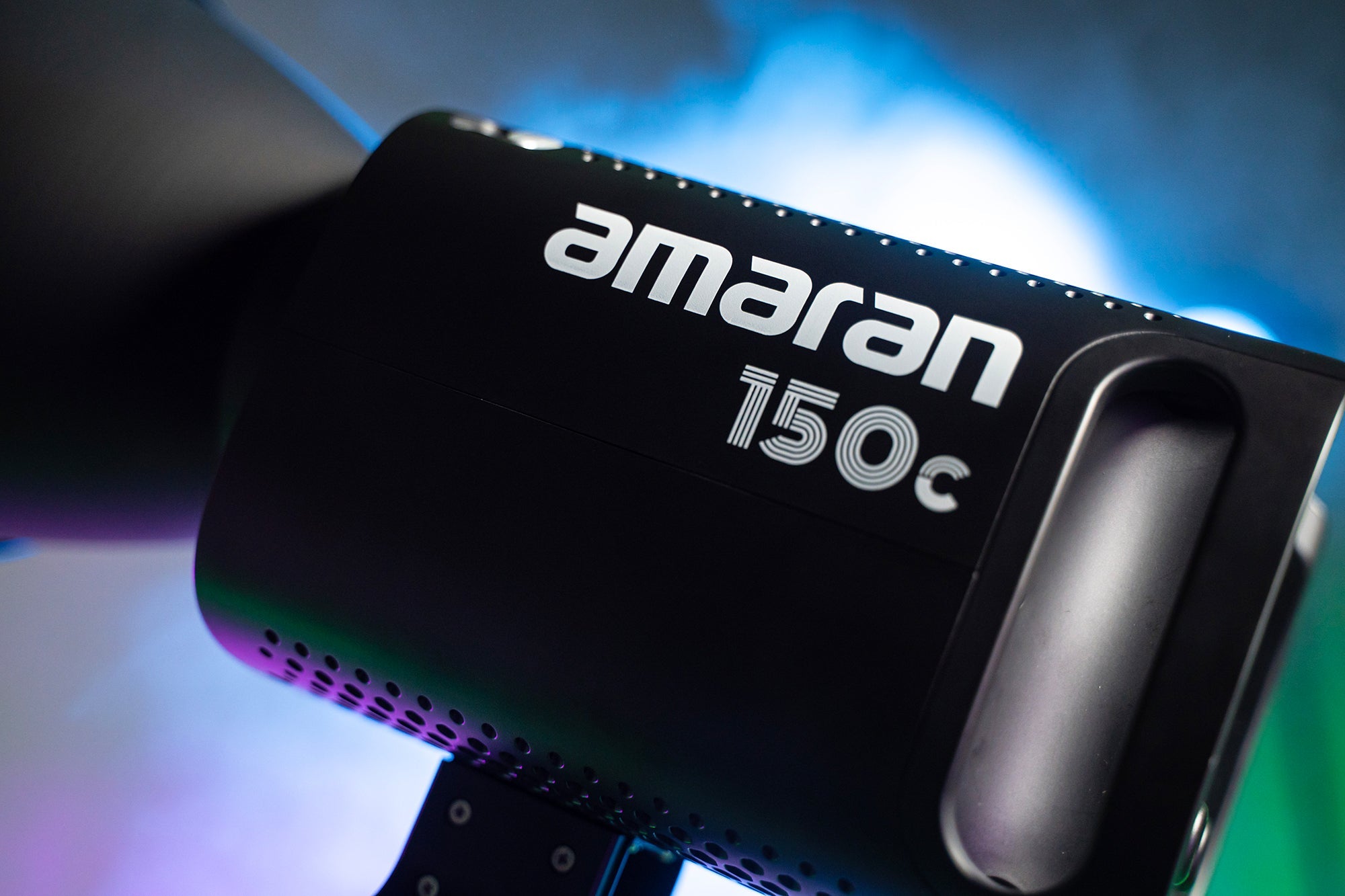 Close-Up of Amaran 150c LED CoB Light.