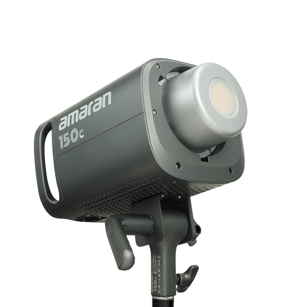 Side view of Amaran 150c LED CoB Light. 