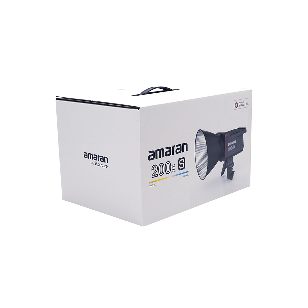 Amaran 200x S Package Box on a white background.