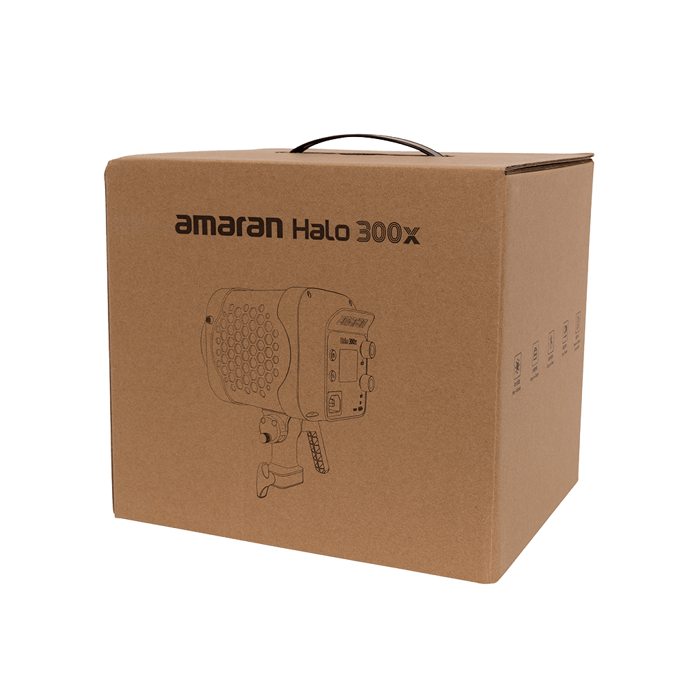 amaran Halo 300x packaging box.